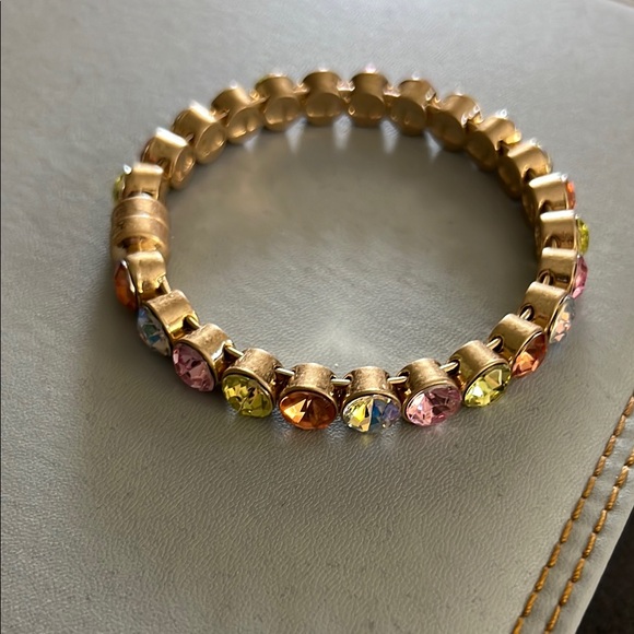 Plunder Pink and Orange Enamel Bracelet - Picture 2 of 5